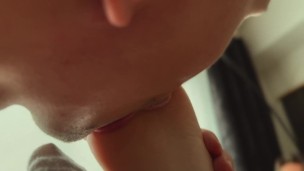 College dude licking feet of his classmate / FOOT FETISH