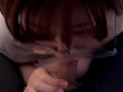 メガネ女子ががむしゃらにち〇ぽをしゃぶり尽くしちゃう♡ cum in mouth glasses 9/16