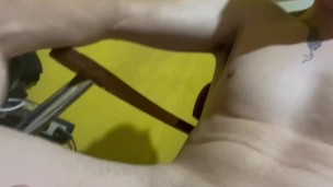 Big Cock with Ice Cream Masturbation