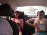 we watch porn in the uber and we get horny 6/16