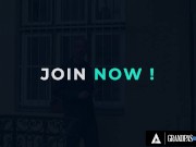 GrandpasFuckTeens - Horny Redhead Teen Deepthroats And Fucks An Old Man's Cock 1/16