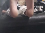 Just a girl showing off her beautiful soles 14/16