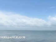 91 cum loving nudist milf shoots cum all over SUP paddle board OnlyFans @ Appleliu-76 9/16