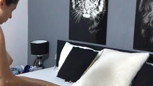 Homemade porn between friends with a strap