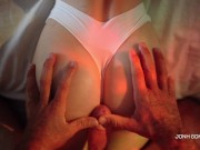 Fuck her in bed at night from behind with panties on 🍑👙 real sex doll Tantaly 3/16