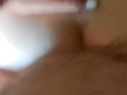 POV looking inside my stepsisters pussy while I play with her wet pussy , squirting whore 8/16