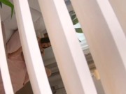 Stepsister caught fuck herself with big dildo ends sucking very deep the big cock of her stepbrot 2/16