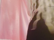 Hot dress dancing with pussy rubbing by the pole! 3/16