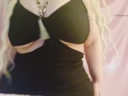 Hot dress dancing with pussy rubbing by the pole! 5/16