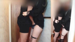 おぱんちゅに超濃厚ザーメンびゅっかけられてそのままお出かけしちゃった💜精子とマン汁混ざって超ぬるぬるだったよ、、