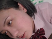 I have never seen such an erotic beauty! Creampie inside Aya's vagina! 10/16
