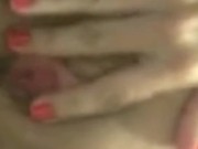 My wife masturbating with dildo 10/16