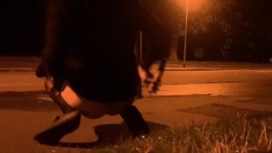 Публичный трах дилдомом с членом в парке