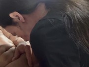 Strap On Stories - It Rains cum on my Huge TiTs from a Big Strap On Stretching & Resizing his HOLE.❤ 8/16