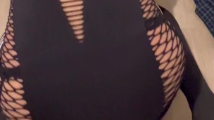 Thick sissy takes dildo all the way