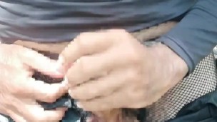 日々のオナニー　9/17　休日は野外でお楽しみ　バイクにまたがりながら