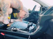 PUBLIC GIRLS PORNSTAR SQUIRT ON PUBLIC CAR SUPER MESSY - WITH ANAL