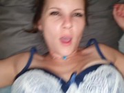 Horny squirting mom having orgasm 13/16