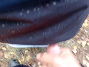 порно в парке, трахнул жопастую нимфу в общественном парке, кончил на её большой зад 16/16