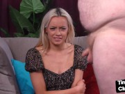 SPH CFNM British babe wanks small pecker 4/16