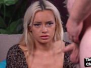 SPH CFNM British babe wanks small pecker 6/16