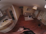 Brunette slut Anna De Ville takes your lucky cock up her asshole until the final ass creampie in Virtual Reality 4/16