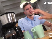 Big Ass Brunette Claudia Bavel Gets Shown The Way To Cock - HORNY HOSTEL 2/16