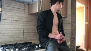 Hot Student Skips College To Masturbate Hard - Compilation / uncut / cumming hard / wank / fit / top