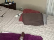 HOT EBONY PLAYS WITH A FUCKMACHINE | BLOWJOB 11/16