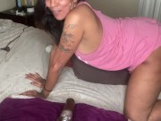 HOT EBONY PLAYS WITH A FUCKMACHINE | BLOWJOB 7/16