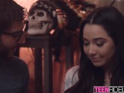 Busty Teen Needs Two Cocks To Cum 2/16