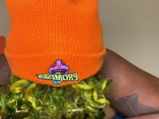 Alternative Ebony Artist playing with her PUSSY to Completion! 2/16