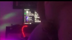 Jerking off for baby step sis