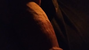 Sneaky peaky cock under candlelight 🎃