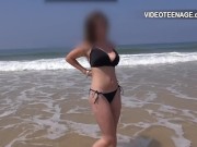 cute 18 years old girl with big boobs first casting 2/16