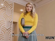 HUNT4K. Sexy blonde has an anal act not with her magician boyfriend 3/16