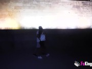 Amazing public fun with sexy mommy Natali Quinn. Madrid won't be the same again! 5/16