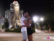 Amazing public fun with sexy mommy Natali Quinn. Madrid won't be the same again! 6/16