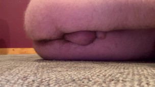 Sideways Naked Carpet Pee
