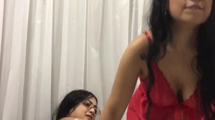 Naughty college girls film themselves horny