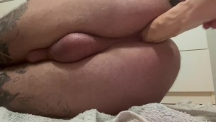 Riding a dildo my first video