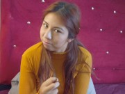 Le enseño a usar condón pero me lo quita y se chorrea en mi verga 2/16