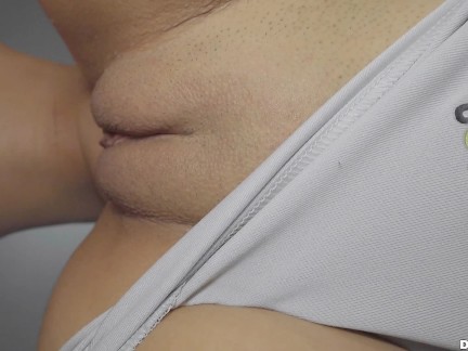Sucking my girlfriend's ass up close and then I cum in her