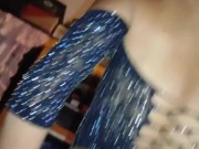 Le enseñe mi traje nuevoy terminamos cogiendo 5/16