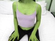 She is 19 and very petite with perfect tits sucking dick 13/16