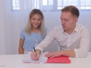 My College Tutor Just Fucked My Tight Pussy During Our Study Session 3/16