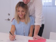 My College Tutor Just Fucked My Tight Pussy During Our Study Session 4/16