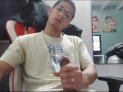 Youtuber jerks off after making a video! 6/16