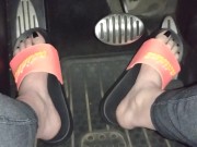 Pedal pumping in my Adidas slides 11/16