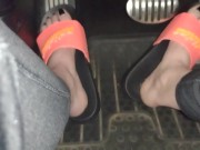 Pedal pumping in my Adidas slides 14/16